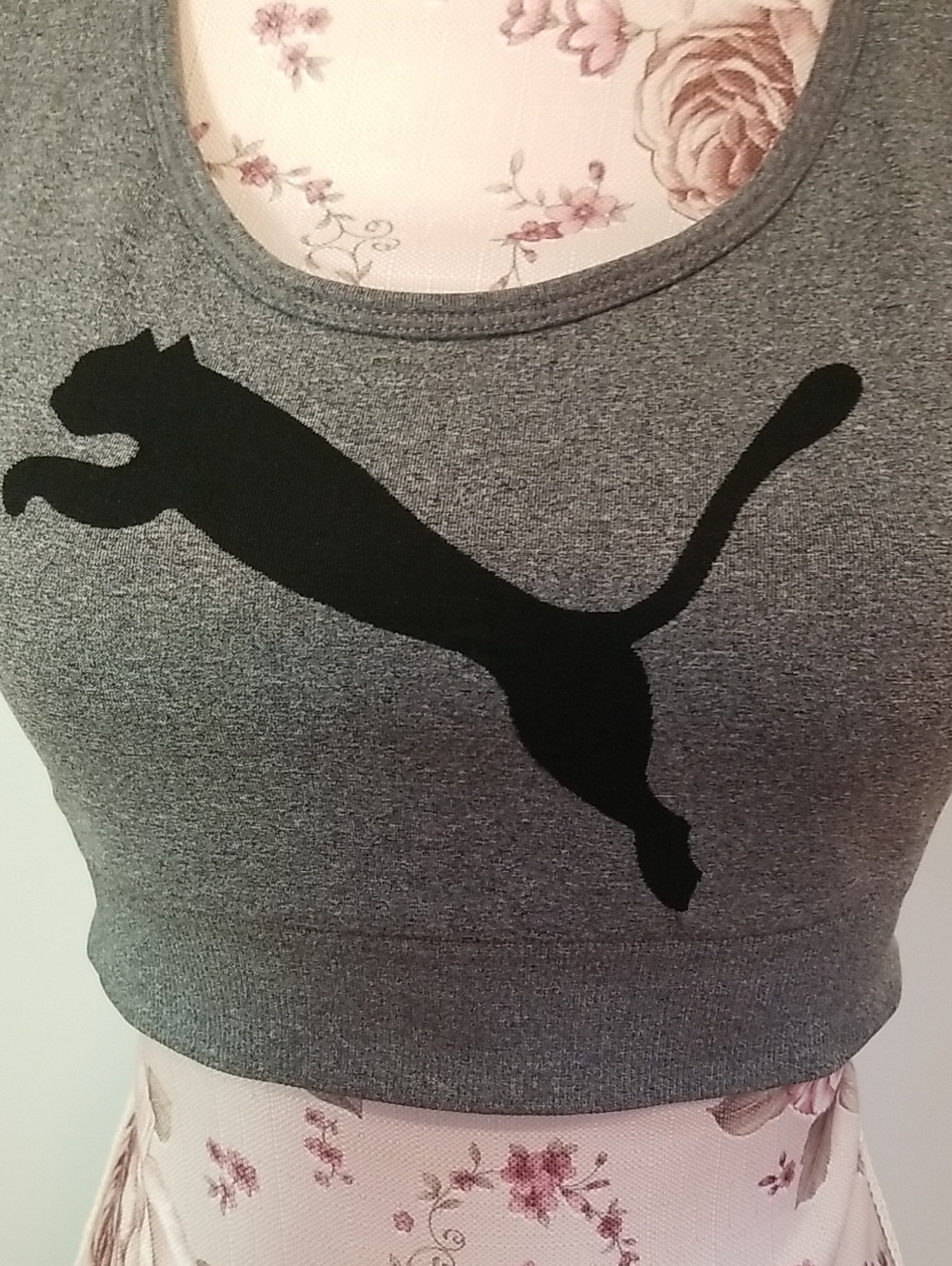 Puma Gray Sports Bra - Picture 4 of 6
